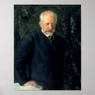 Affiches Portrait de Piotr Ilyich Tchaikovsky