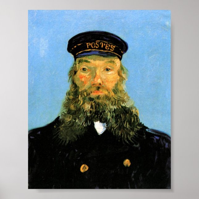 Affiches Portrait de Postman Roulin par Van Gogh (Devant)