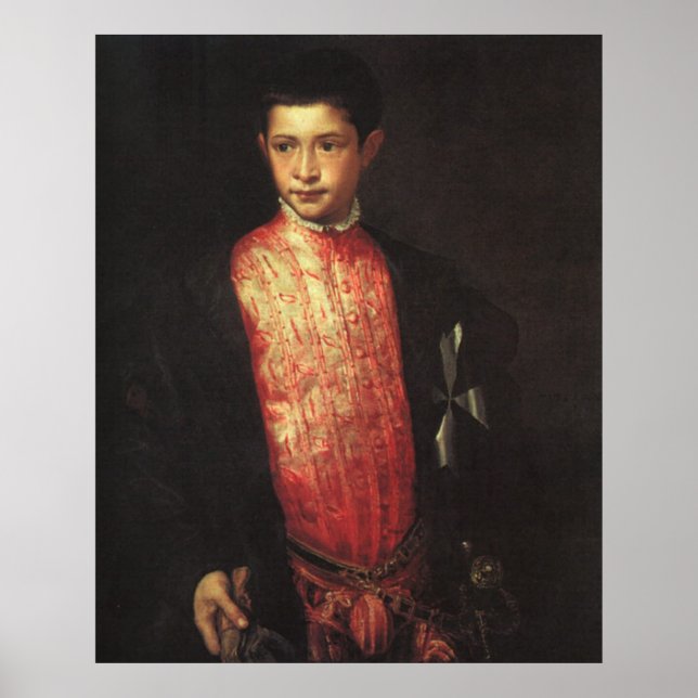 Affiches Portrait de Ranuccio Farnese (Devant)