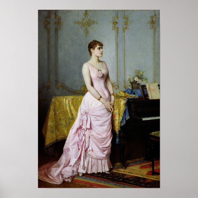 Affiches Portrait de Rose Caron 1886 (Devant)
