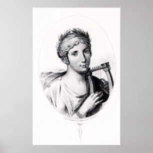 Affiches Portrait de Sappho