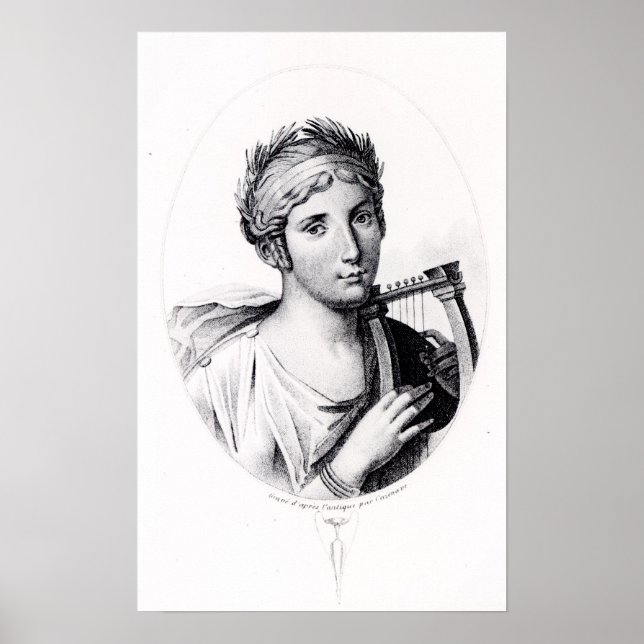 Affiches Portrait de Sappho (Devant)