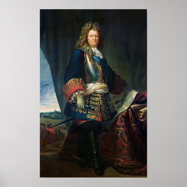 Affiches Portrait de Sébastien le Prestre de Vauban (Devant)