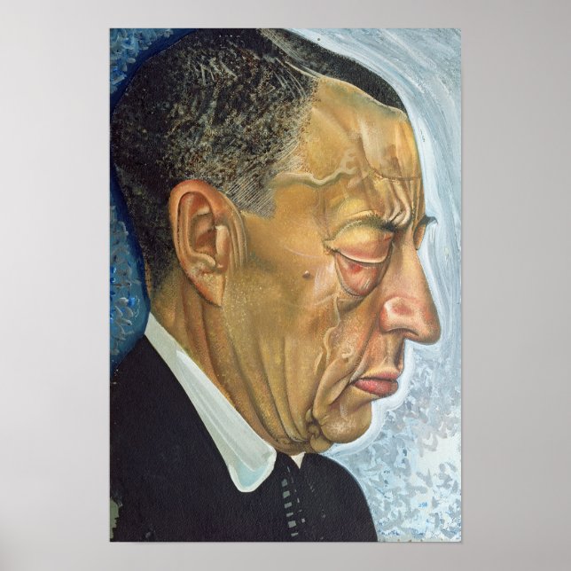 Affiches Portrait de Sergey Rakhmaninov 1930 (Devant)