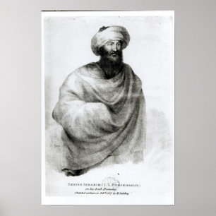 Affiches Portrait de Sheikh Ibrahim, ou Johann Ludwig