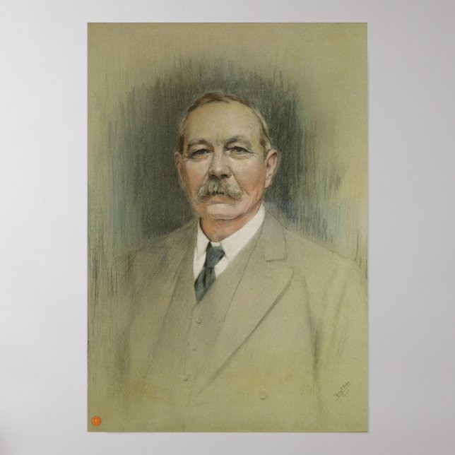 Affiches Portrait de Sir Arthur Conan Doyle (Devant)
