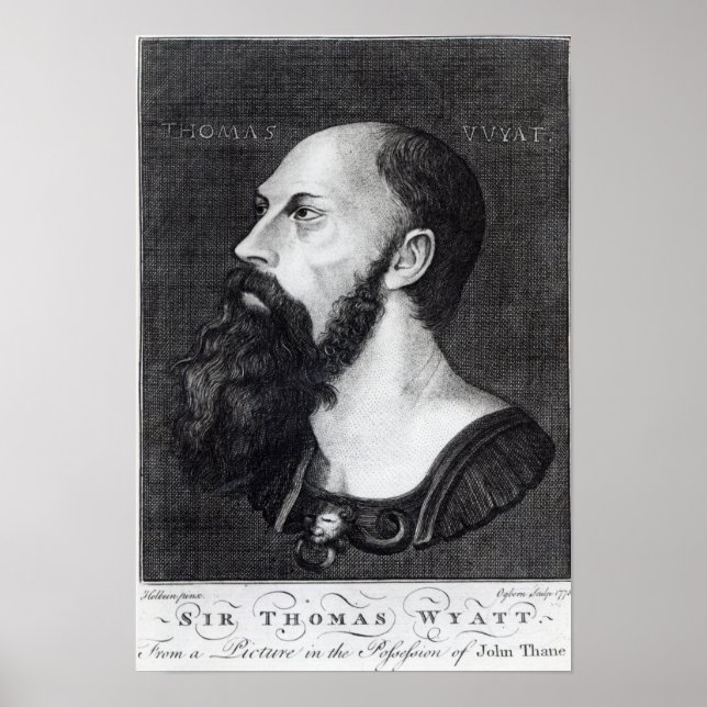 Affiches Portrait de Sir Thomas Wyatt (Devant)
