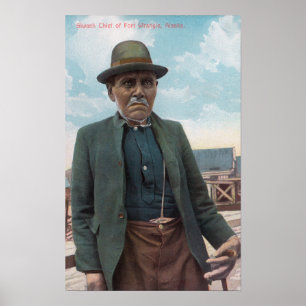 Affiches Portrait de Siwash Chef de Fort Wrangle