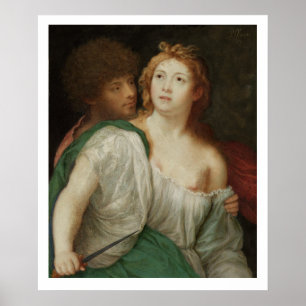 Affiches Portrait de Tarquin et Lucretia