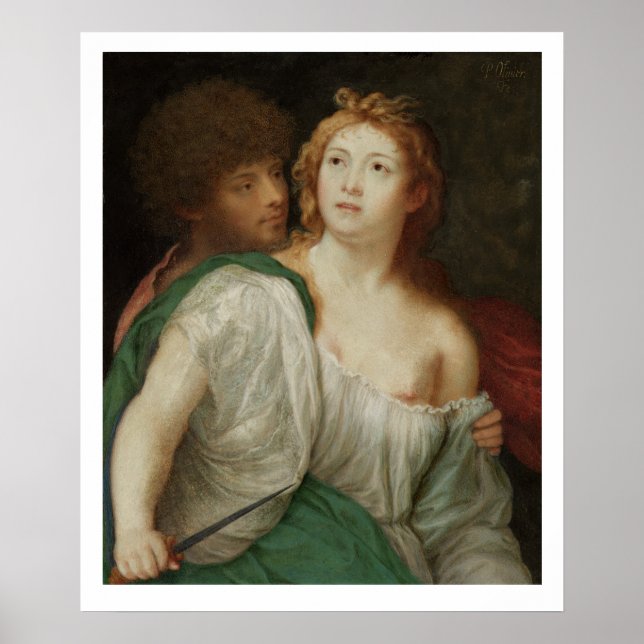 Affiches Portrait de Tarquin et Lucretia (Devant)