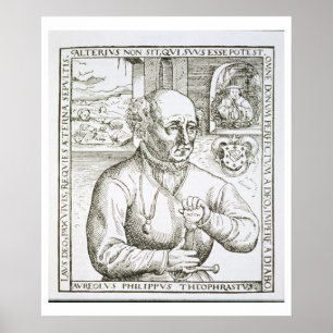 Affiches Portrait de Theothrastus Paracelsus (1493-1541), c