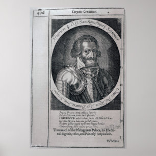 Affiches Portrait de Thomas des 'crudités de Coryate
