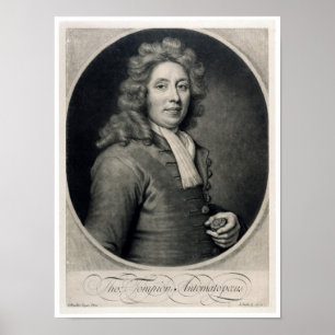 Affiches Portrait de Tompion de Thomas gravé par John