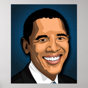 Affiches Portrait de vecteur de Barack Obama