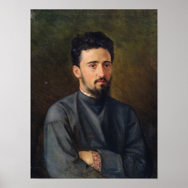 Affiches Portrait de Vsevolod M. Garshin, 1878 (Devant)