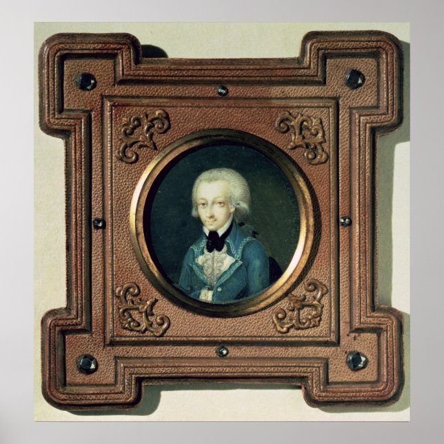 Affiches Portrait de Wolfgang Amadeus Mozart, 1773 (Devant)