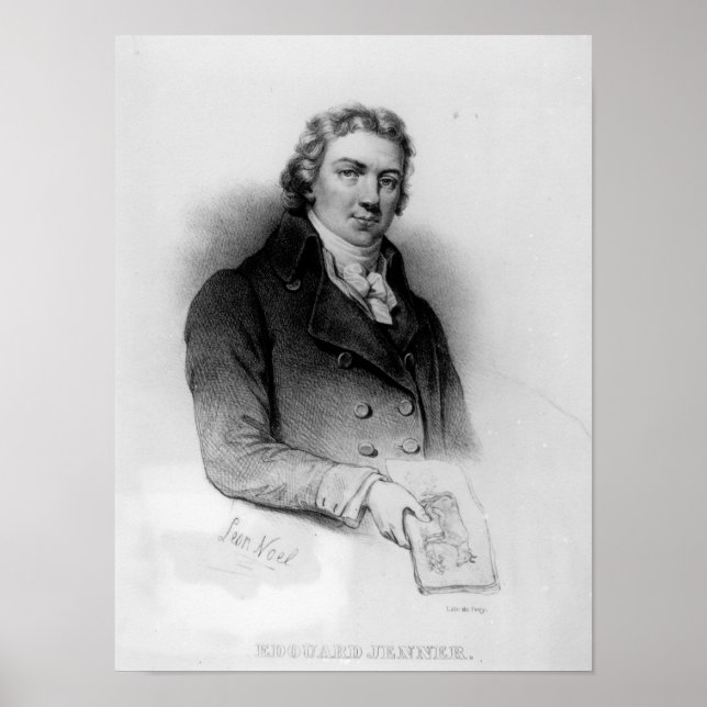 Affiches Portrait d'Edward Jenner (Devant)