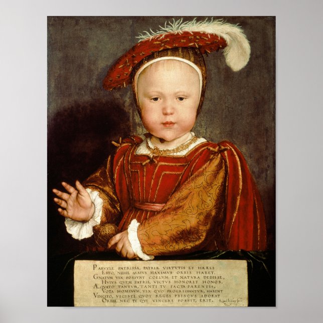 Affiches Portrait d'Edward VI enfant, c.1538 (Devant)