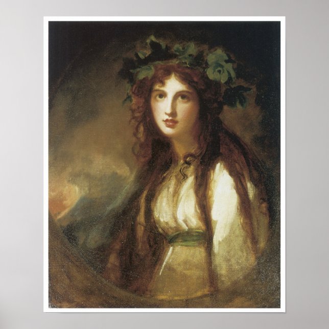 Affiches Portrait d'Emma, Lady Hamilton, 1786 (Devant)