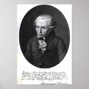 Affiches Portrait d'Emmanuel Kant