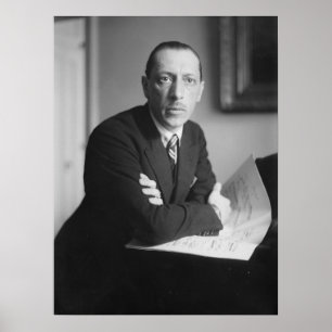 Affiches Portrait d'Igor Stravinsky