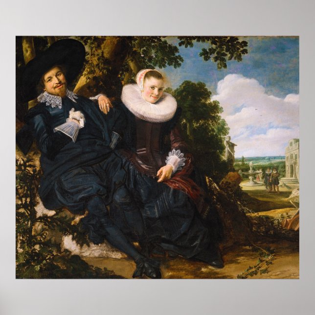 Affiches Portrait d'Isaac Massa en Beatrix van der Laen (Devant)