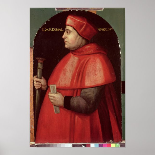 Affiches Portrait du cardinal Thomas Wolsey (Devant)