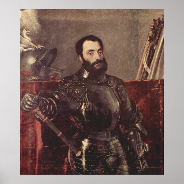 Affiches Portrait du duc d'Urbino (Devant)