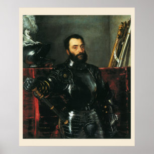Affiches Portrait du duc d'Urbino par Titien