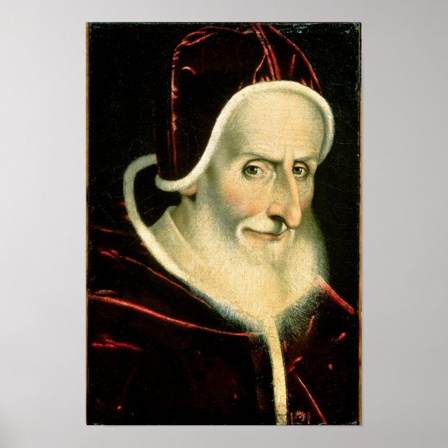 Affiches Portrait du Pape Pie V 1576-80 (Devant)