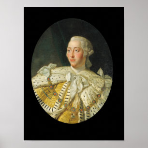 Affiches Portrait du roi George III après 1760