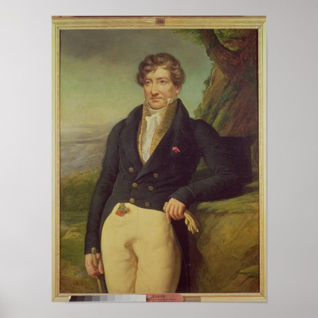 Affiches Portrait du zoologiste français (Devant)