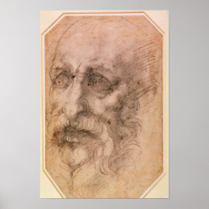Affiches Portrait d'un homme barbu