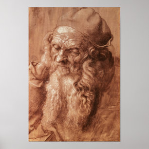 Affiches Portrait d'un homme, quatre-vingt-treize ans, 1521