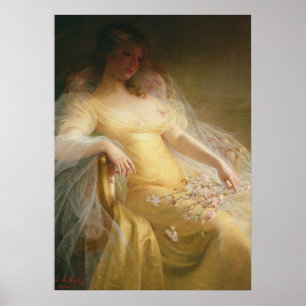 Affiches Portrait d'une femme (huile sur la toile)