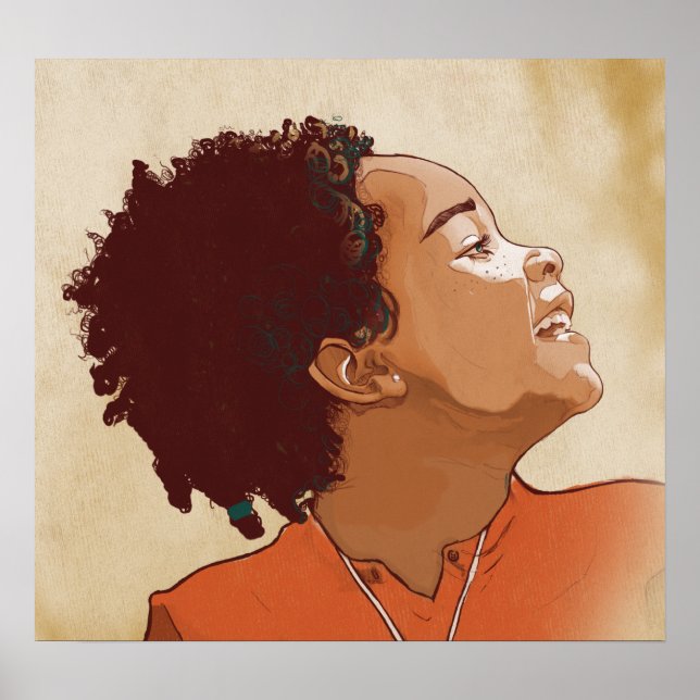 Affiches Portrait d'une fille (Devant)