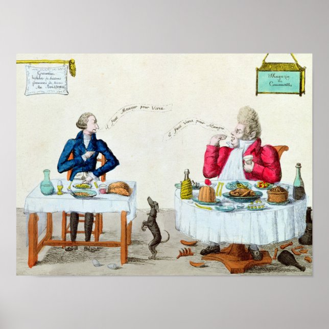 Affiches Portrait d'une Glutton (Devant)