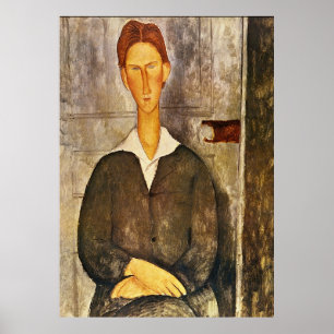 Affiches Portrait of a Young Man - Amedeo Modigliani