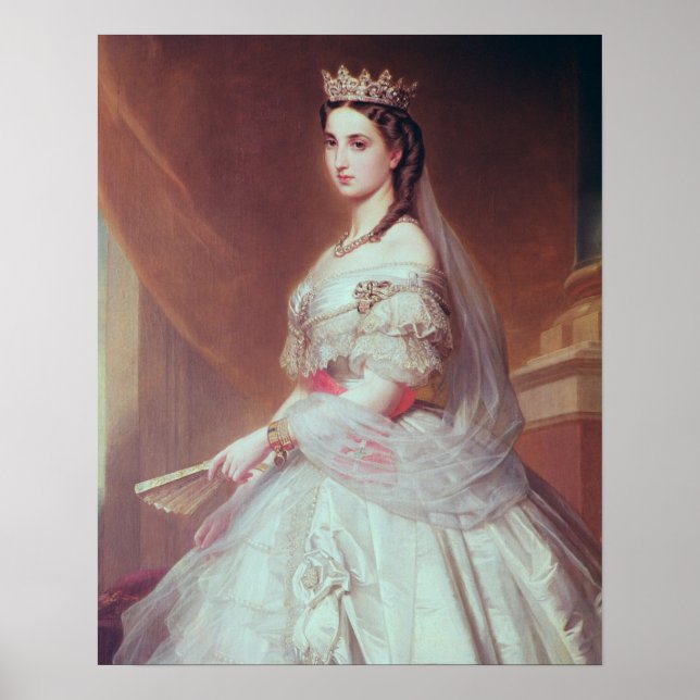 Affiches Portrait of Charlotte of Saxe-Cobourg-Gotha (Devant)