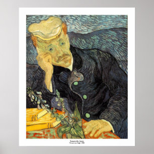 Affiches Portrait of Doctor Gachet by Vincent van Gogh