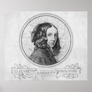 Affiches Portrait of Elizabeth Barrett Browning