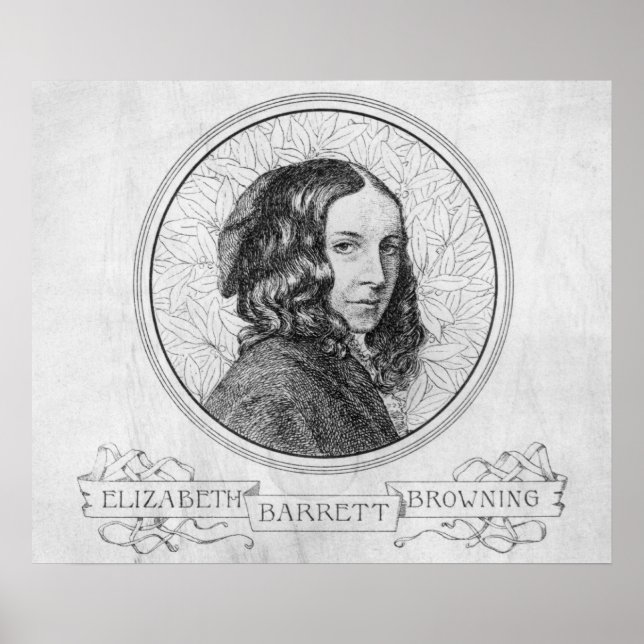 Affiches Portrait of Elizabeth Barrett Browning (Devant)