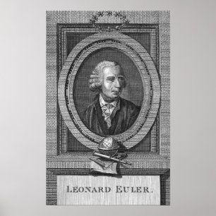 Affiches Portrait of Leonard Euler