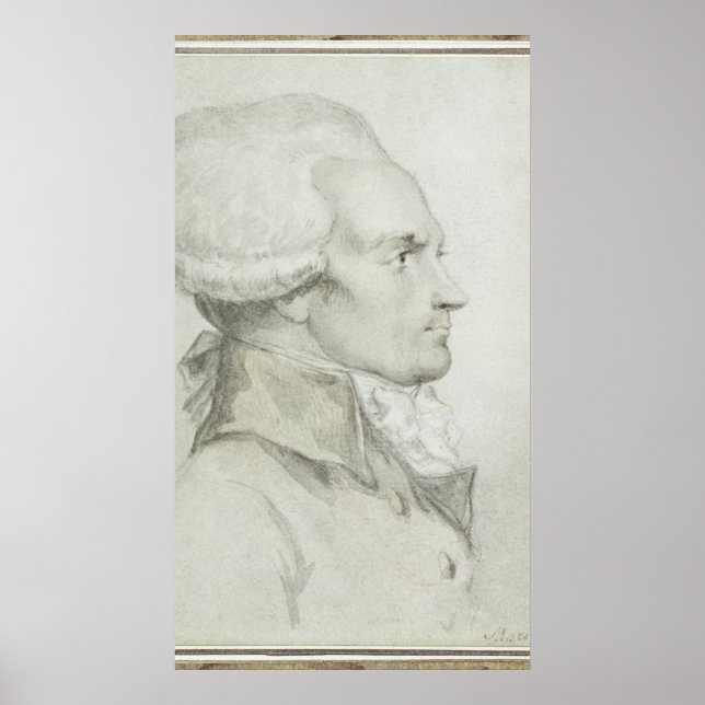 Affiches Portrait of Maximilien de Robespierre (Devant)