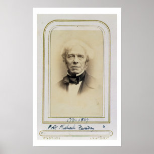Affiches Portrait of Michael Faraday (1791-1867) (albumen p