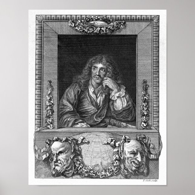 Affiches Portrait of Moliere (Devant)