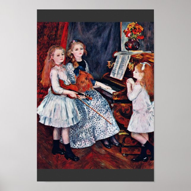 Affiches Portrait Of The Daughters Of Catulle-Mendes (Devant)