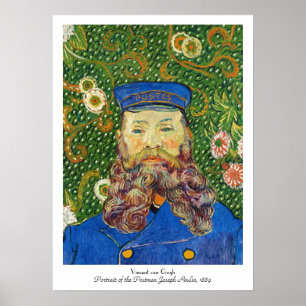 Affiches Portrait of the Postman Joseph Rouli Van gogh vinc