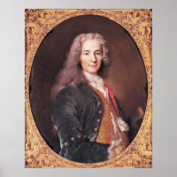 Portrait of Voltaire  aged 23, 1728