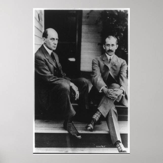 Affiches Portrait of Wilbur Wright and Orville Wright (Devant)